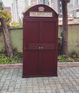 Kırmızı Klübe Görünümlü Dolap - RBD022 - 4