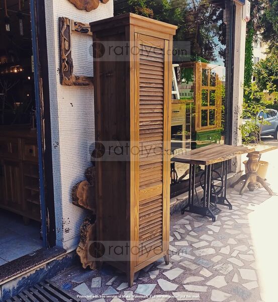 Panjur Kapaklı Banyo Dolabı - RBD027 - 1