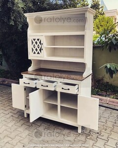 Masif Ahşap Büfe - RBD001 - 6