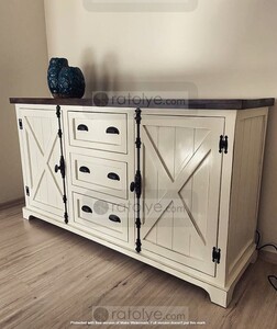 Lake Beyaz İspanyoletli Konsol - RKN020 - 3