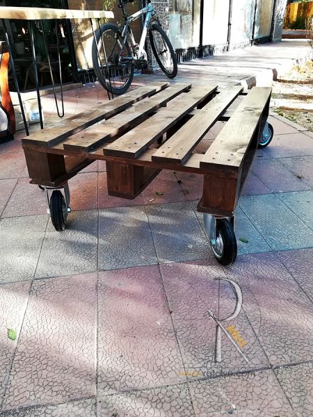 Palet Görünümlü Sehpa . 120x60 cm - SF02-04 - 4