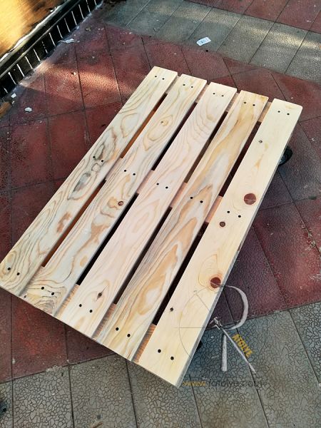 Palet Görünümlü Sehpa . 90x60 cm - SF02-03 - 3