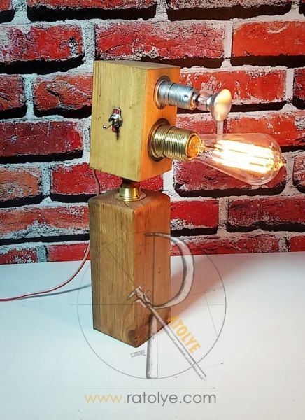 RetroLamp 2'li Masa Lambası - (RTL31) - 1