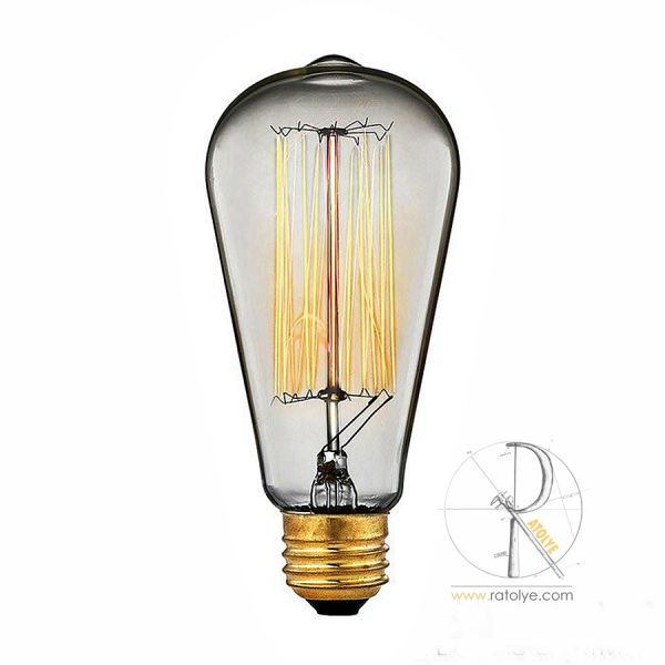 Rustik Edison Flamanlı Ampul 40W - HGA01 - 1