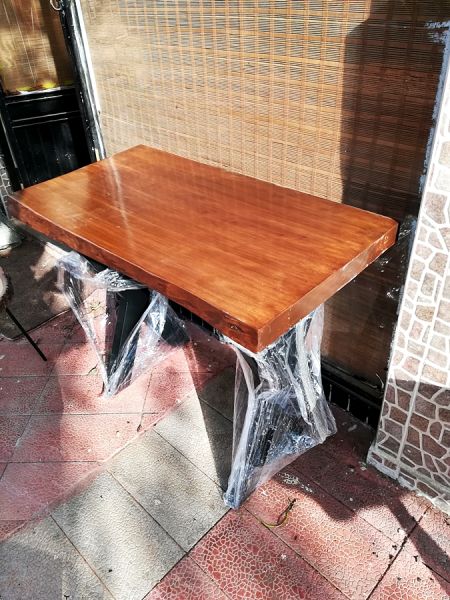 Tek Parça Kütük Masa - 100x50 cm - CF01-08 - 2
