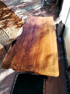 Tek Parça Kütük Masa - 140x65 cm - CF01-06 - 4