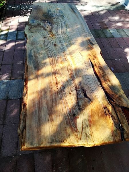 Tek Parça Kütük Masa - 250x85 cm - RT1801-31 - 1