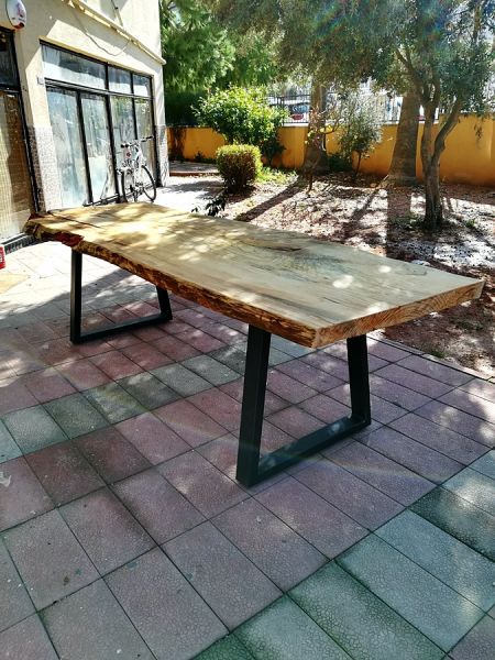 Tek Parça Kütük Masa - 295x90 cm - RT1801-30 - 1