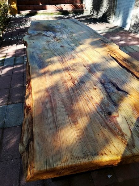 Tek Parça Kütük Masa - 295x90 cm - RT1801-30 - 2