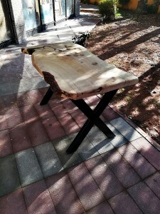 Tek Parça Sedir Ağacı Kütük Masa - 130x60 - RT1801-35 - 2