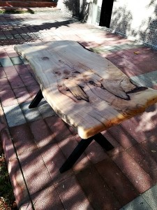 Tek Parça Sedir Ağacı Kütük Masa - 130x60 - RT1801-35 - 3