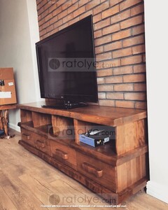 Masif Gürgen TV Sehpası - RTV032 - 2