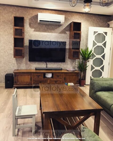 Masif Ahşap TV Ünitesi - RTV037 - 5