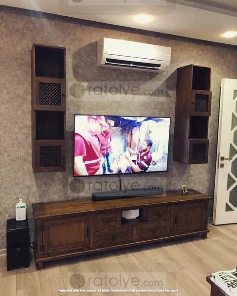 Masif Ahşap TV Ünitesi - RTV037 - 6