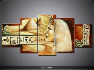 5 Parçalı Tablo - Mısır-008 - 2