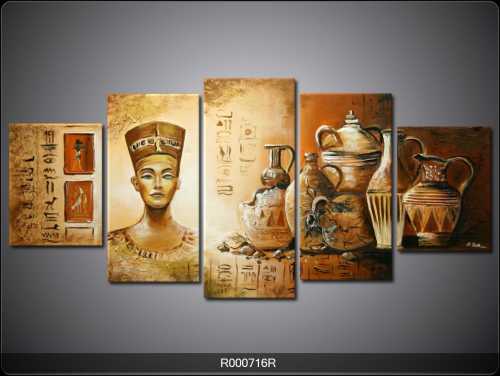 5 Parçalı Tablo - Mısır-007 - 2