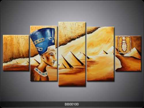 5 Parçalı Tablo - Mısır-006 - 1