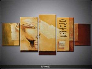 5 Parçalı Tablo - Mısır-001 - 2