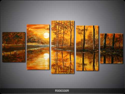 5 Parçalı Tablo - Doga-001 - 1