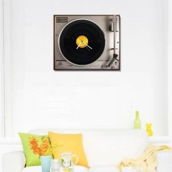 Retro LP Plaklı Pikap Saat - Philips - 1