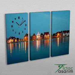 3 Parçalı Tablo & Saat - PCS-014 - 1