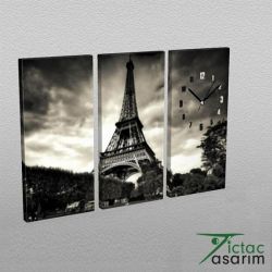 3 Parçalı Tablo & Saat - PCS-026 - 1