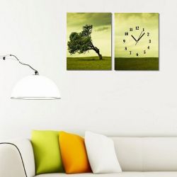 2 Parçalı Tablo Saat - KPS-006 - 1