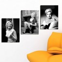 3 Parçalı Tablo - Marilyn Monroe (I) - 1