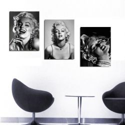 3 Parçalı Tablo - Marilyn Monroe (II) - 1
