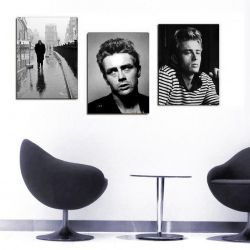 3 Parçalı Tablo - James Dean - 1