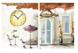 2 Parçalı Tablo Saat - PKS-007 - 1
