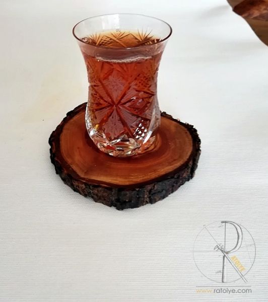 Zeytin Dilimi 4 adet Bardak Altlığı - CA06-01 - 1