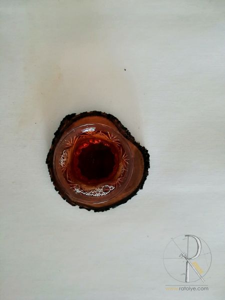Zeytin Dilimi 4 adet Bardak Altlığı - CA06-01 - 2