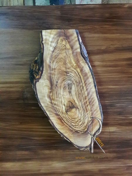 Zeytin Sunum ve Kesme Tahtası - 33x16 cm - KS36 - 1