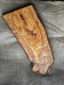 Zeytin Sunum ve Kesme Tahtası - 36x15 cm - KS29