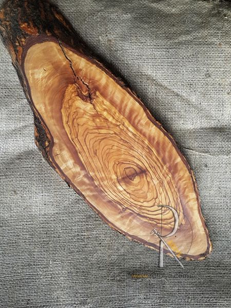 Zeytin Sunum ve Kesme Tahtası - 38x15 cm - KS31 - 1