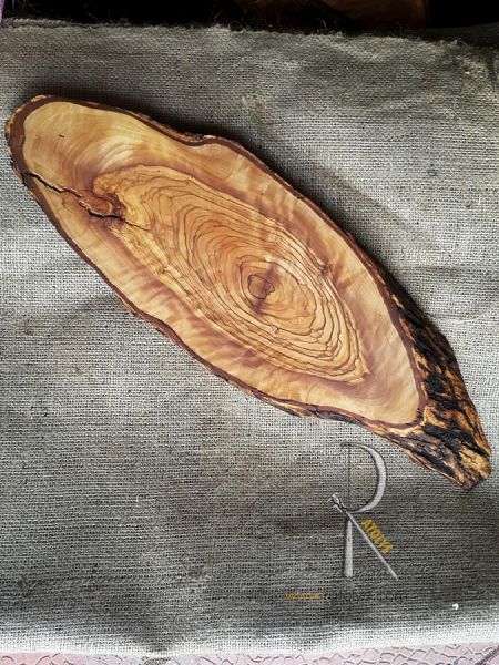 Zeytin Sunum ve Kesme Tahtası - 38x15 cm - KS32 - 1